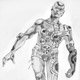 Frankenstein, Character, Cyborg, Cyber, Biomechanical, Robot, Mutant. Sketch, Concept, Sci-Fi, Game