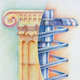 Column, Tower, Architecture, Attraction, Spare Parts, Spare, Spring, Drawing